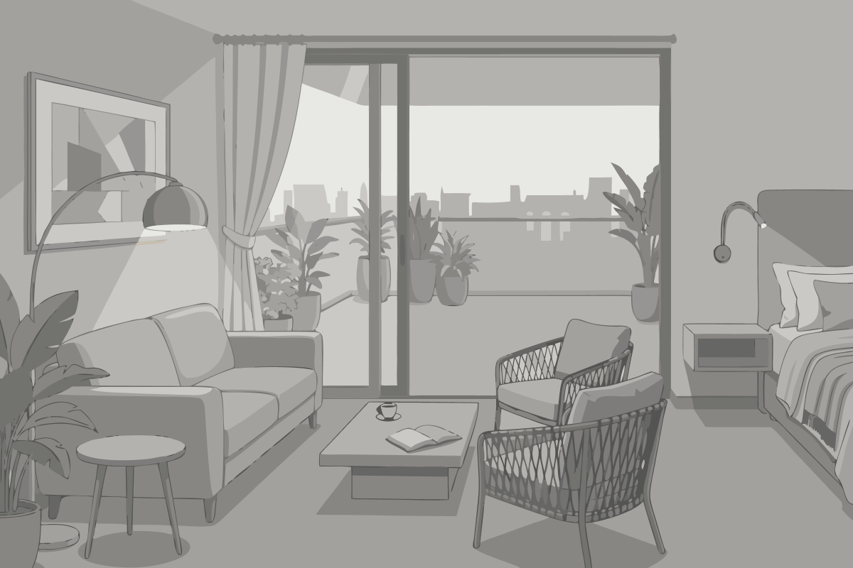 Villa con 2 Camere da Letto
